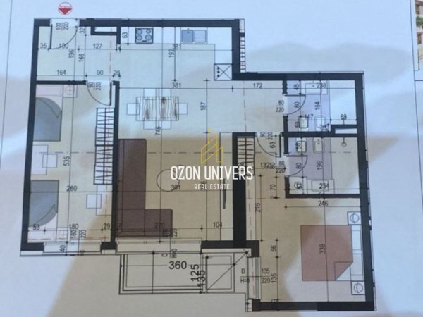 Tirane, shitet apartament 2+1+Ballkon Kati 4, 108 m² 173.280 € (Apartament 2+1+2 për shitje tek Alibej Residence, Rruga Jordan Misja!)