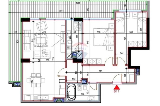Tirane, shitet apartament 2+1 Kati 2, 148 m² 177.600 € (Casa Italia, Tiranë)