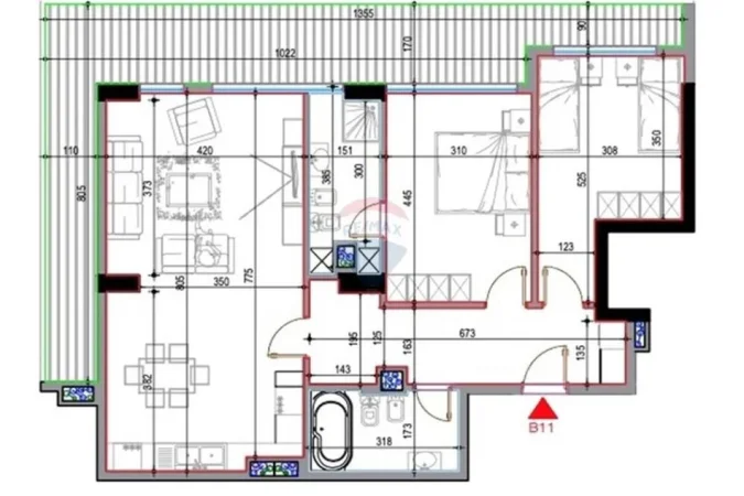 Tirane, shitet apartament 2+1 Kati 2, 148 m² 177.600 € (Casa Italia, Tiranë)