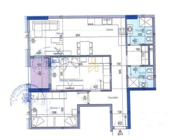 Tirane, shitet apartament 2+1+Ballkon Kati 4, 115 m² 143.750 € (Tirana Entry III, Rruga Dritan Hoxha Tirana, Albania)
