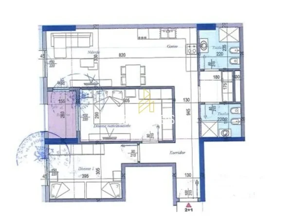 Tirane, shitet apartament 2+1+Ballkon Kati 4, 115 m² 143.750 € (Tirana Entry III, Rruga Dritan Hoxha Tirana, Albania)