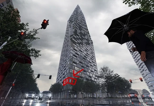 Tirane, shitet nga Pronari, pa-komision ambjent biznesi Kati 3, 141 m² 700.000 € 