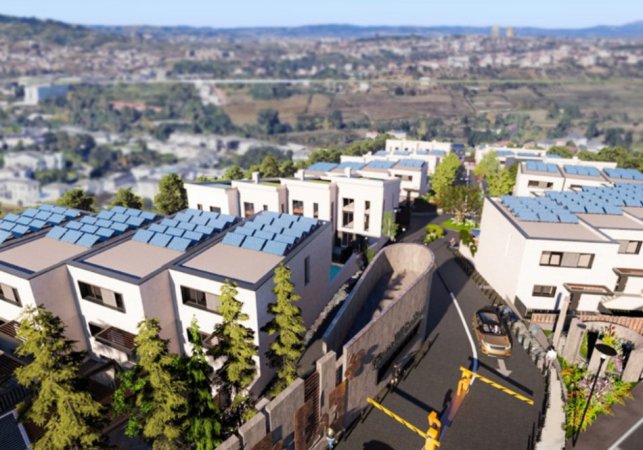 🏡 SHITET: VILË LUKSOZE TWIN ME PISHINË NË FLOWERS HILL RESIDENCE – LUNDËR/TEG  540,000 €