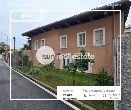 Shkoder, jepet me qera ambjent biznesi Kati 0, 36 m² (SHKODER)