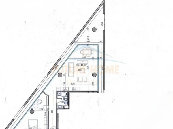 Tirane, shitet apartament 1+1+Ballkon Kati 3, 158 m² 284.040 € (Tirana Tower)
