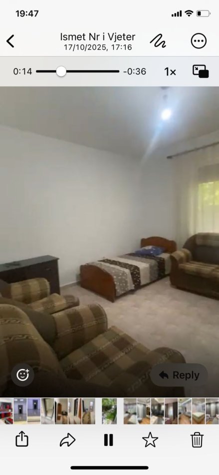Tirane, jepet me qera apartament 2+1+Ballkon Kati 0, 98 m² 400 € (ne rrugen Ramazan Bogani Tirane)