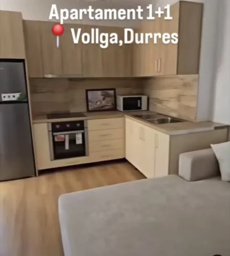 Durres, jepet me qera nga Pronari, pa-komision apartament 1+1 Kati 10, 