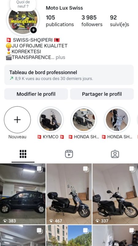 🇨🇭 HONDA SH 125 MODE 🇨🇭