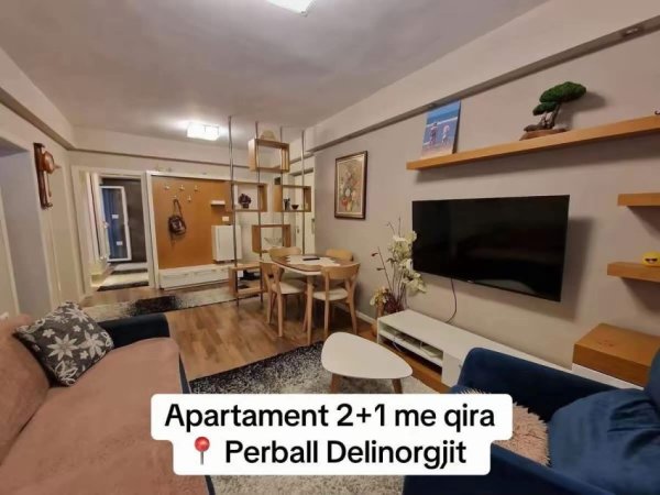 Tirane, jepet me qera apartament 2+1 Kati 3, 600 € (Perball Delijorgjit)