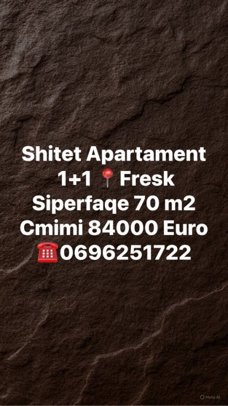 Tirane, shitet apartament 1+1+Ballkon Kati 2, 72 m² 84.000 €