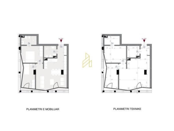 Tirane, shitet apartament 2+1+Ballkon Kati 3, 108 m² 248.055 € (Shkolla e Kuqe Tirana, Albania)