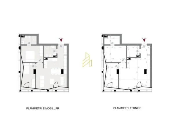 Tirane, shitet apartament 2+1+Ballkon Kati 3, 108 m² 248.055 € (Shkolla e Kuqe Tirana, Albania)