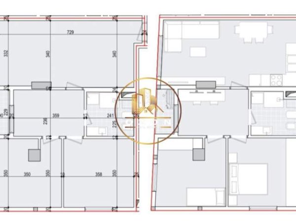 Tirane, shitet apartament 2+1+A+BLK Kati 1, 93 m² 1.700 Euro/m2 (SHKOLLA E KUQE)