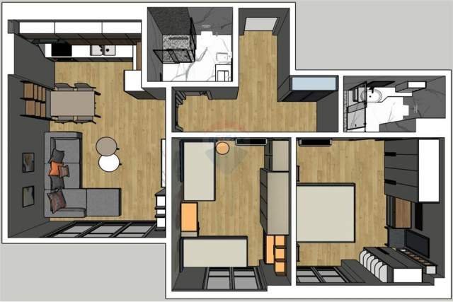 Tirane, jepet me qera apartament Kati 6, 100 m² 650 Euro (Rruga Sali Butka)