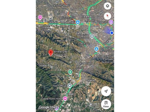 Tirane, shes toke , 1.000 m² 110.000 € (Yzberisht)