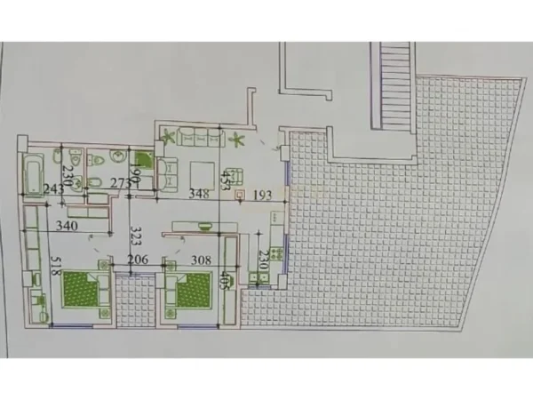 Tirane, shitet apartament Kati 9, 110 m² 170.000 € 