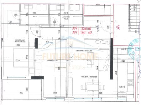 Tirane, shitet apartament 2+1 Kati 3, 115 m² 202.000 € 