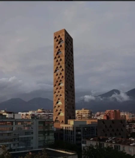 Tirane, shitet apartament 2+1 Kati 16, 191 m² 300.000 € (Rruga Xhanfize Keko)