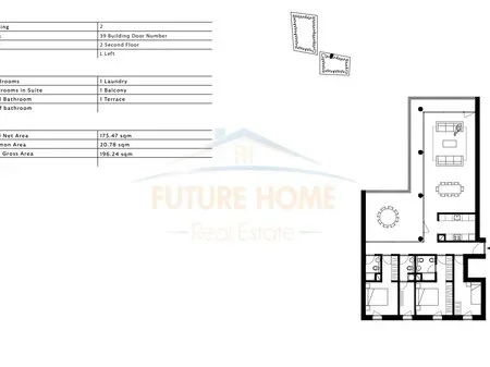 Tirane, shitet apartament 3+1 Kati 2, 196 m² 353.232 € 