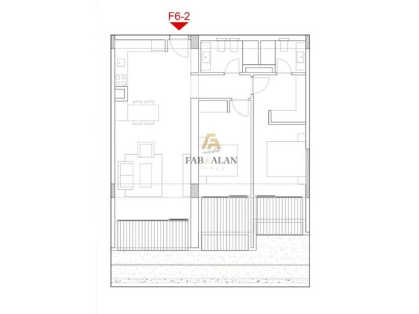 Dhermi - Palase, shitet apartament 2+1 Kati 6, 142 m² 537.100 € (Palase)