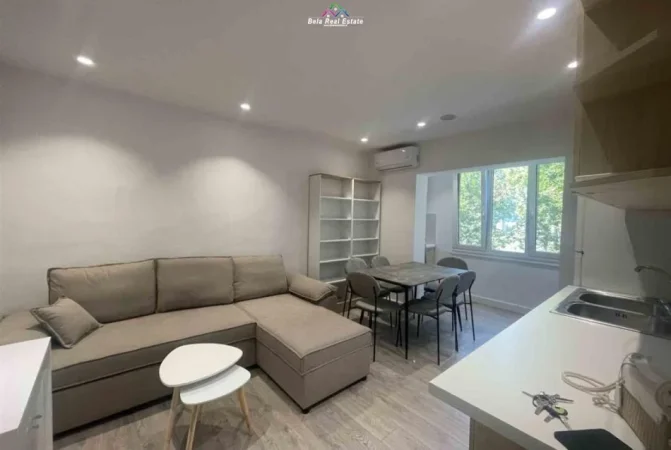 Tirane, jepet me qera apartament 1+1+Ballkon Kati 4, 50 m² 550 € (prane Credins Bank)