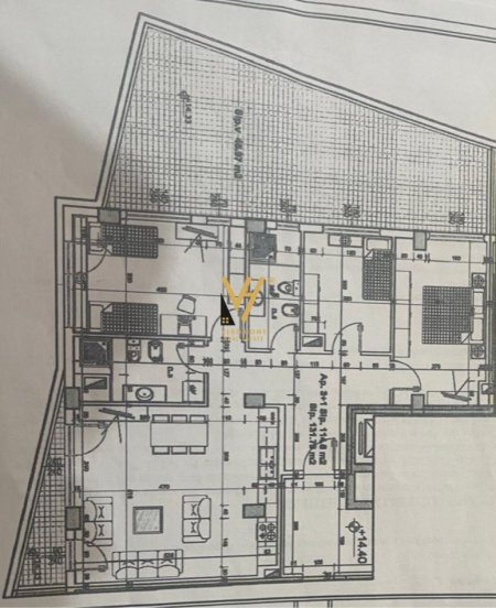 Tirane, shitet apartament 3+1+Ballkon Kati 4, 131 m² 250.000 € (LAPRAKE)