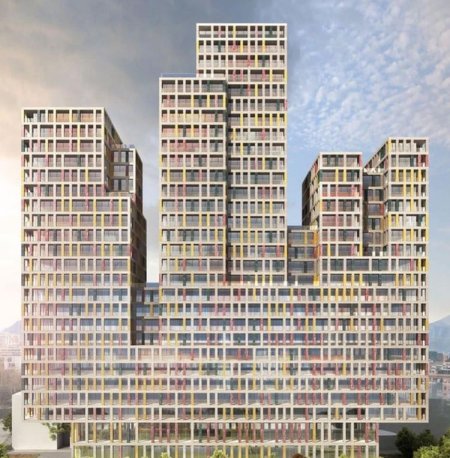 Shitet Apartament 1+1 në Don Bosko, Kati 13, 84 m² 127.050 EURO