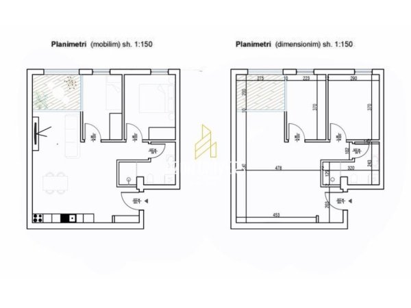 Sarande, shitet apartament 2+1+Ballkon Kati 1, 144.000 m² 172.900 € (Sarandë)