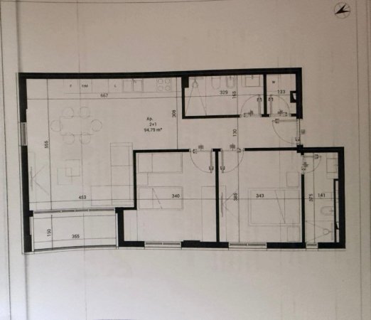 Tirane, shitet apartament 2+1+Aneks+Ballkon Kati 1, 112 m² 199.000 € (Park House)