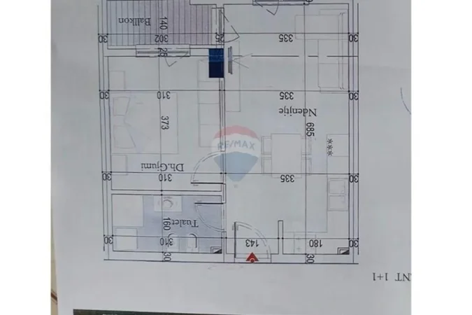 Tirane, shitet apartament 1+1 Kati 2, 59 m² 84.000 € (Tirana ENTRY 2)