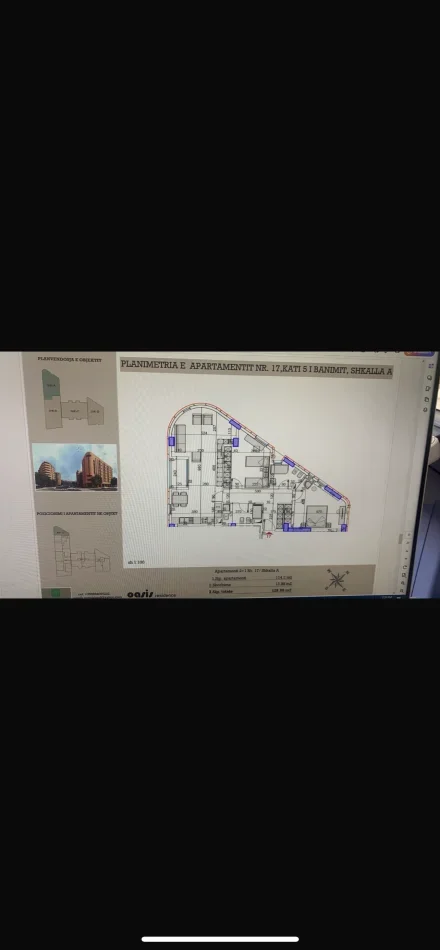 Tirane, shitet nga Pronari, pa-komision apartament 2+1+Ballkon Kati 5, 128 m² (Oasis residence)