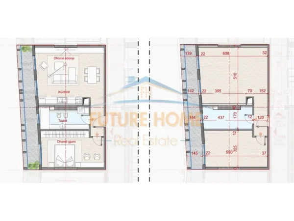 Tirane, shitet apartament 1+1+Ballkon Kati 13, 97 m² 234.000 € (Rezidenca Top Seven Tower)