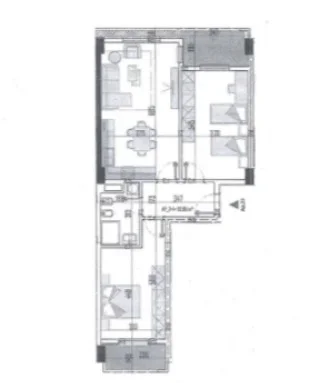 Tirane, shitet apartament 2+1 Kati 3, 104 m² 109.946 € (Paskuqan)