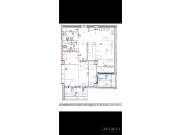 Tirane, shitet apartament 2+1+Aneks+Ballkon Kati 3, 124 m² 188.000 € (Kompleksi Mara)