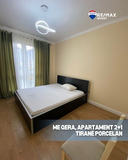 Tirane, jepet me qera apartament 2+1 Kati 5, 110 m² 600 € (Kompleksi “Xhura”, Porcelan)
