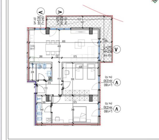 Tirane, shitet apartament 2+1 Kati 6, 146 m² 249.424 € (KODRA DIELLIT)