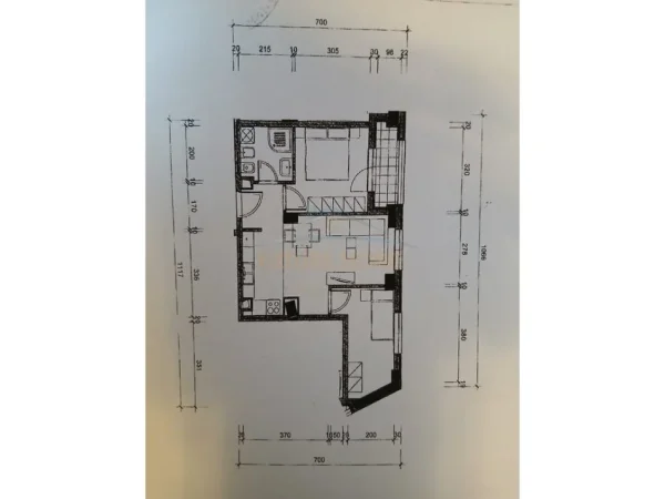 Shitet, Apartament 2+1, Kompleksi Magnet, Rruga Ndre Mjeda, Tirane.