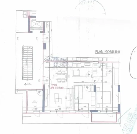 SHITET APARTAMENT 2+1+2 📍 175.000 € (PALLATI I BRIGADAVE)