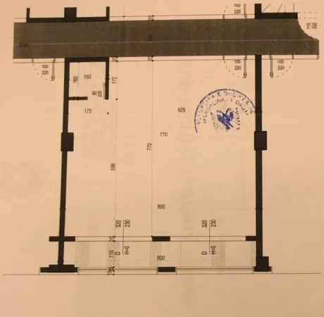 Tirane, shitet ambjent biznesi Kati 1, 89 m² 250.000 € (Ish Profarma)