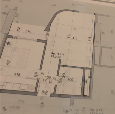 Tirane, shes apartament 1+1+Ballkon Kati 11, 75 m² 218.000 € (Bazaar Gate)