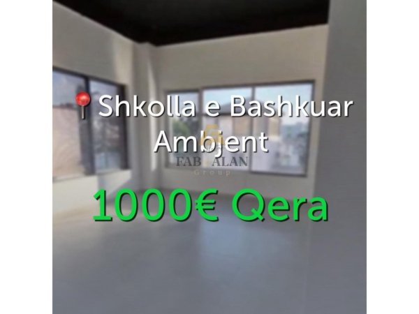 Tirane, jepet me qera ambjent biznesi Kati 1, 115 m² 1.000 € (Shkolla e Bashkuar)