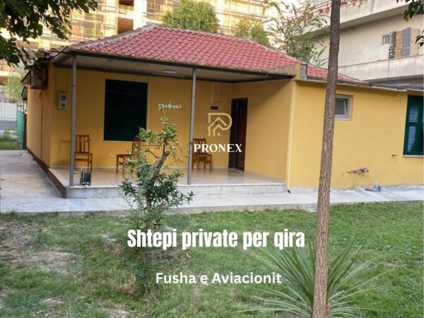 Tirane, jepet me qera shtepi 1+1+Ballkon Kati 0, 75 m² 500 € (Fusha Aviacionit)