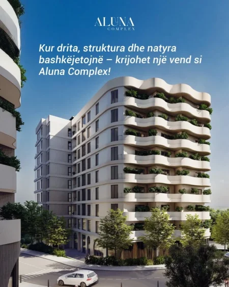 Tirane, shitet garsonier , 58 m² 57.000 € (Aluna Complex, Paskuqan)