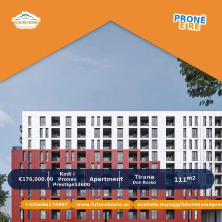 Tirane, shitet apartament 2+1 , 111 m² 176.000 € 