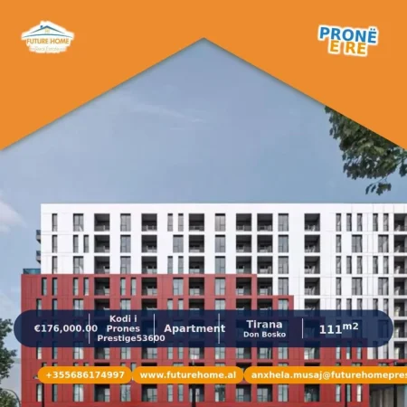 Tirane, shitet apartament 2+1 , 111 m² 176.000 € 