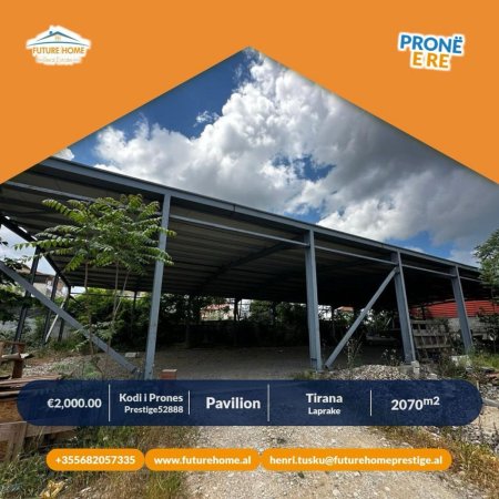 Tirane, jepet me qera ambjent biznesi Kati 0, 2.070 m² 2.000 € (Laprake)