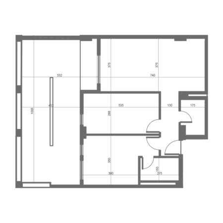 Tirane, shitet apartament 2+1+Ballkon Kati 7, 109.500 m² 109.500 € 