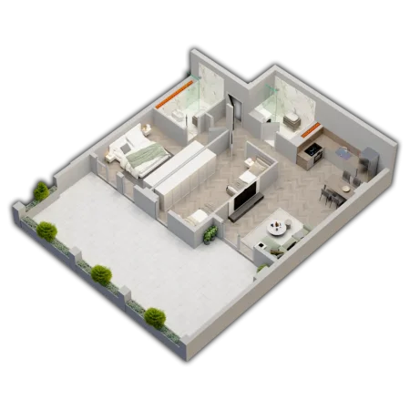 Tirane, shitet apartament 1+1+Ballkon Kati 2, 99 m² 99.000 € 