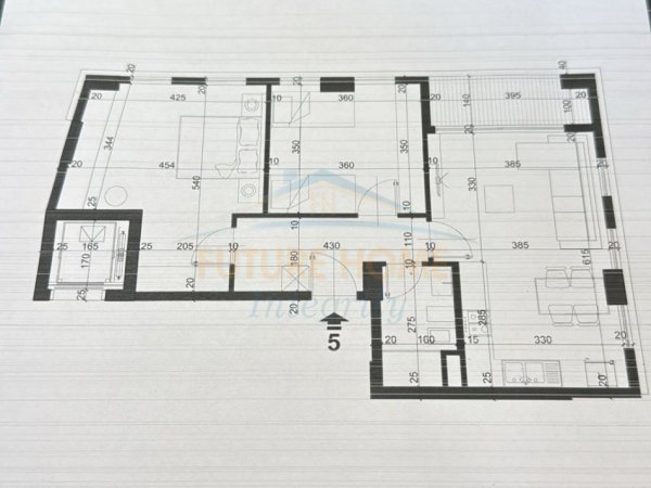 Shitet, Apartament 2+1, City Residence, Tiranë