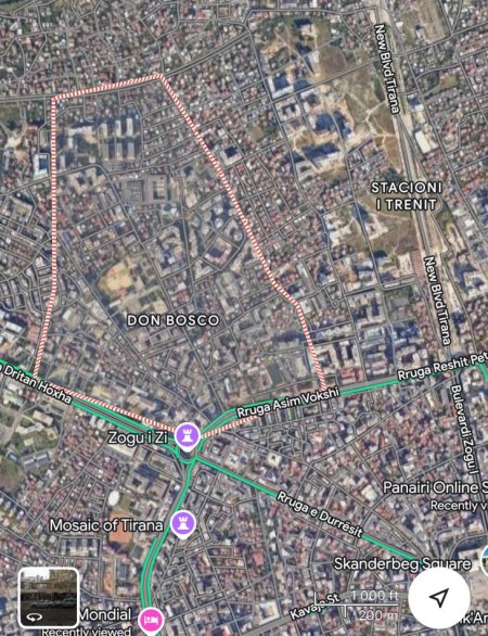 Tirane, shitet apartament 1+1+Ballkon Kati 7, 102.000 € (Reuga Muzaket, Don Bosko)